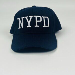 NYPD Cap Black Snapback Hat Streetwear Vintage Embroidered Police Logo
